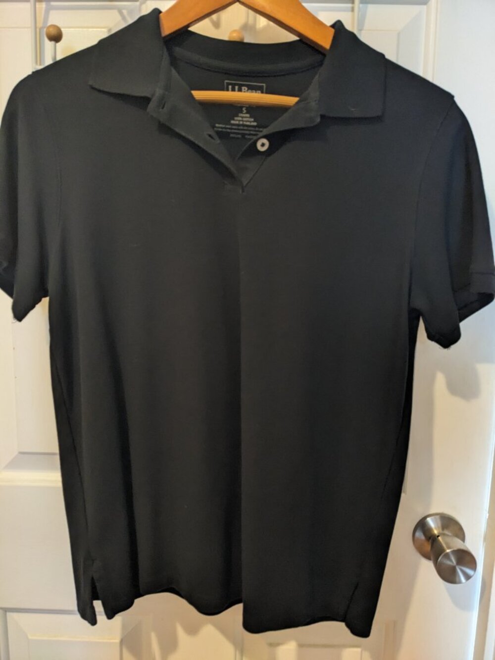 LL Bean womens cotton polo shirt